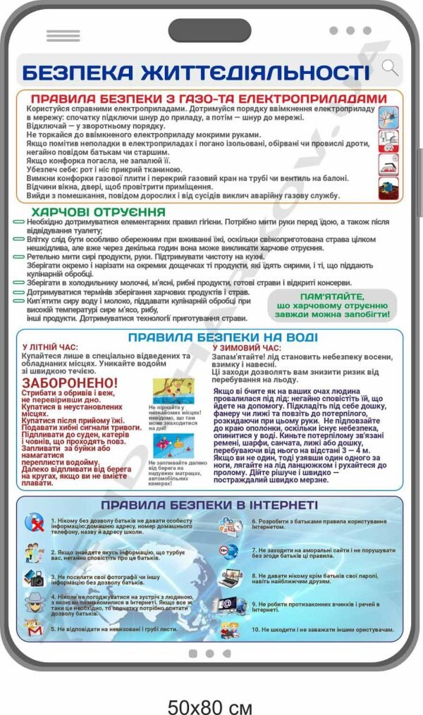 Куточок з безпеки життєдіяльності