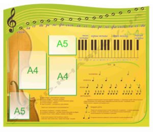 Стенд в кабінет музичного мистецтва