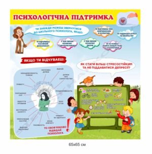 Стенд в школу “Психологічна підтримка”