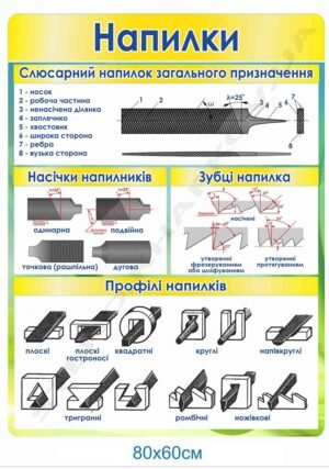 “Напилки” – інформаційний стенд з обробки металу