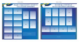 Стенди для відділу соцзахисту