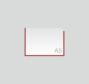 Карман А5 горизонтальний для стенду