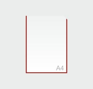 Кишеня А4 вертикальна з пластику