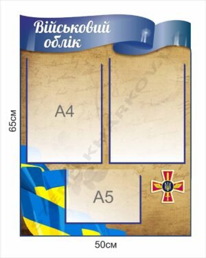 Стенд для військового обліку