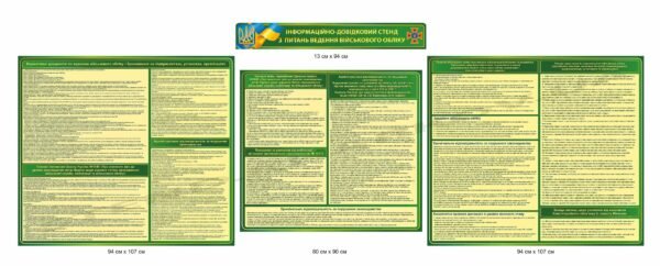 Стенди з військового обліку