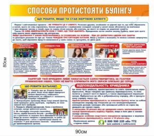 Стенд “Протистояння булінгу”