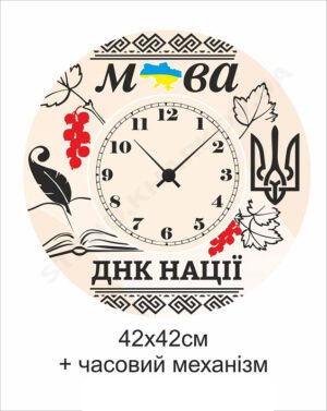 Стенд-годинник “Мова – ДНК нації”