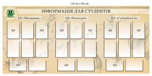 Інформація для студентів медичного університету