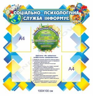 Соціально-психологічна служба інформує – стенд
