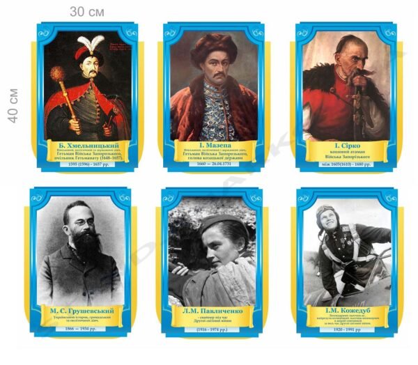 Портрети історичних постатей