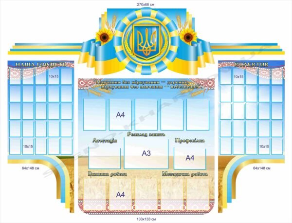 Набір інформаційних стендів “Патріотичний”