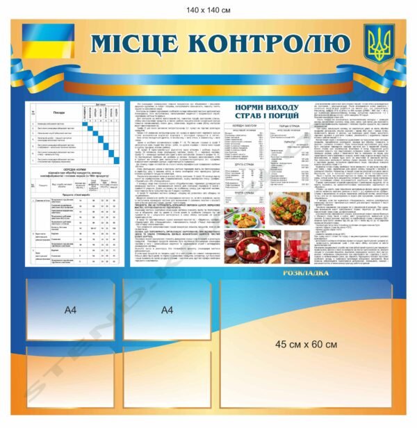 Стенд “Місце контролю”