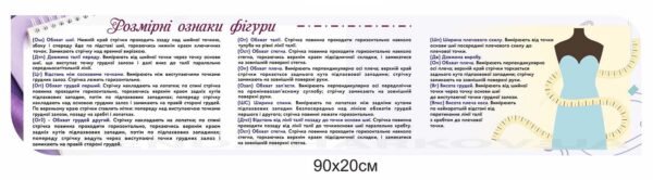 Стенд “Правила знімання мірок”
