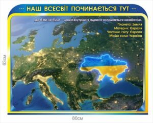 Стенд “Наш Всесвіт починається тут…”