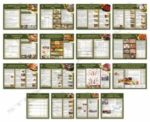 Пластикові плакати для військової їдальні