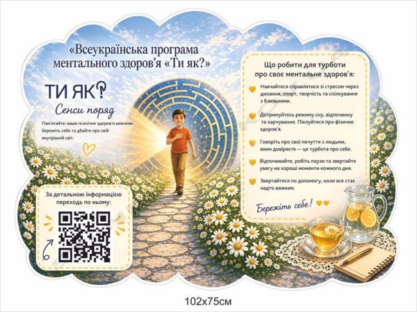 Інформаційний стенд ментального здоров’я “Ти як?”