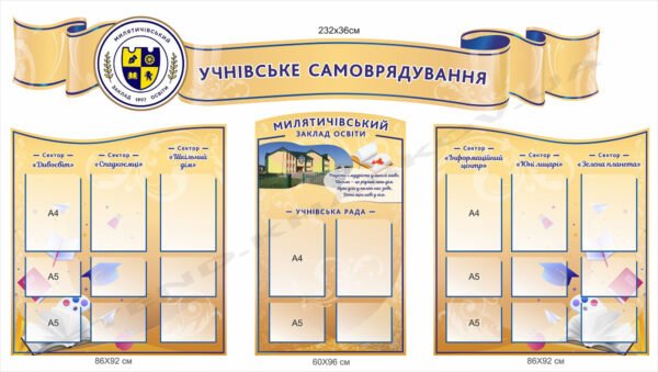 Набір стендів “Учнівське самоврядування”