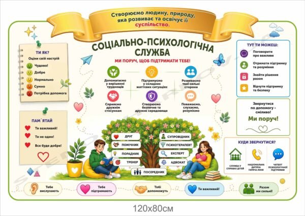 Стенд “Соціально-психологічна служба”