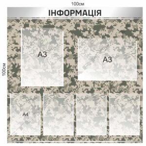 Інформаційний стенд для військових