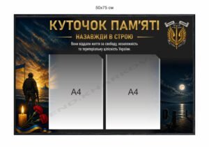 Куточок пам’яті “Назавжди в строю”